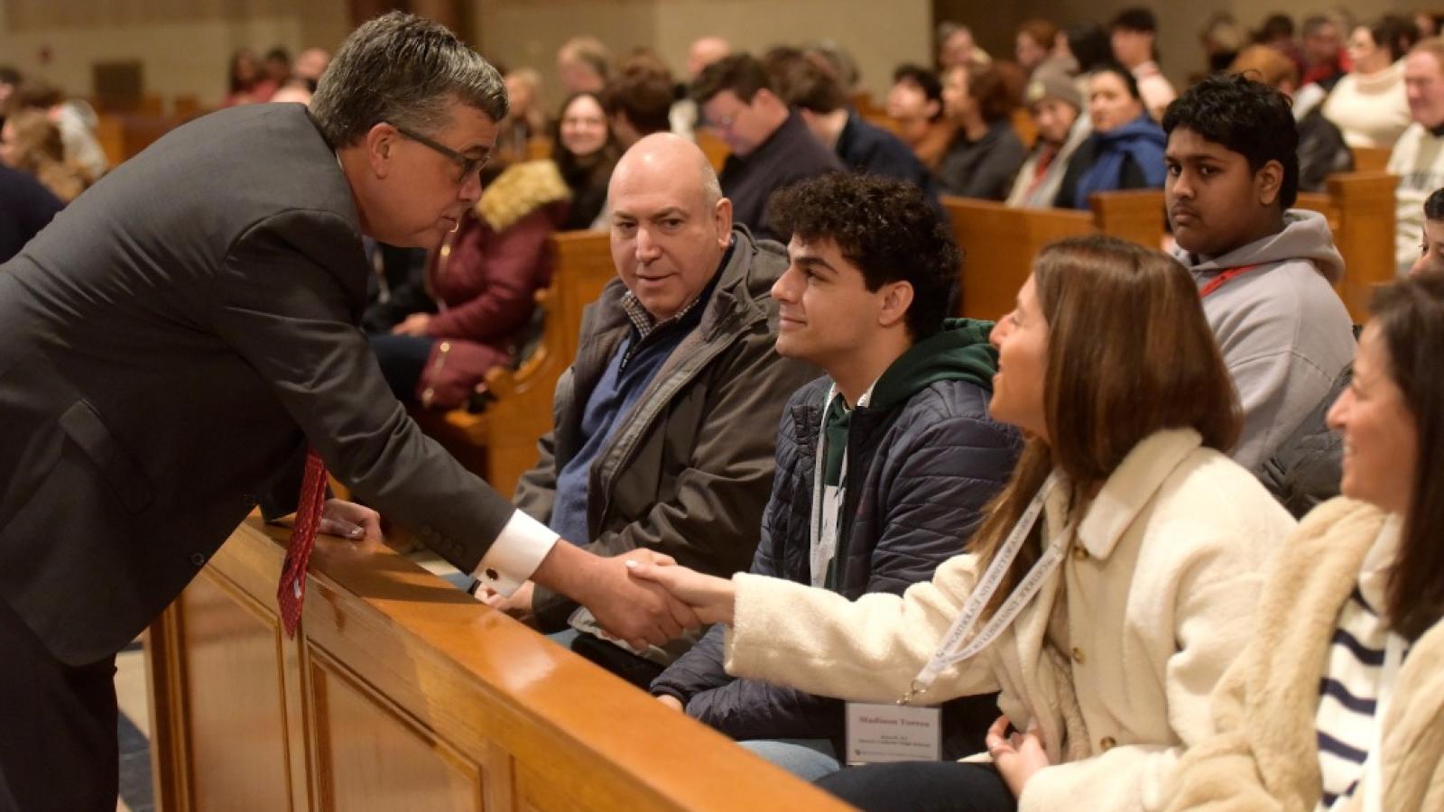 Experience The Catholic University of America firsthand at our Open House event. Tour our campus, meet our faculty, and hear directly from current students about their experiences. The Chaplain’s Office and other staff members look forward to welcoming you!