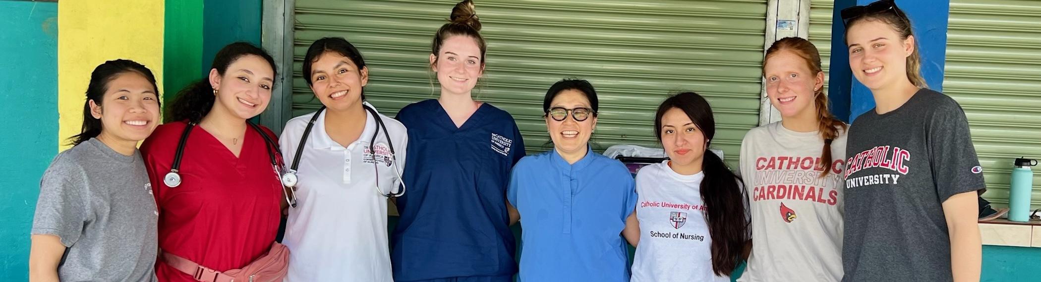 nursing students in a latin american country