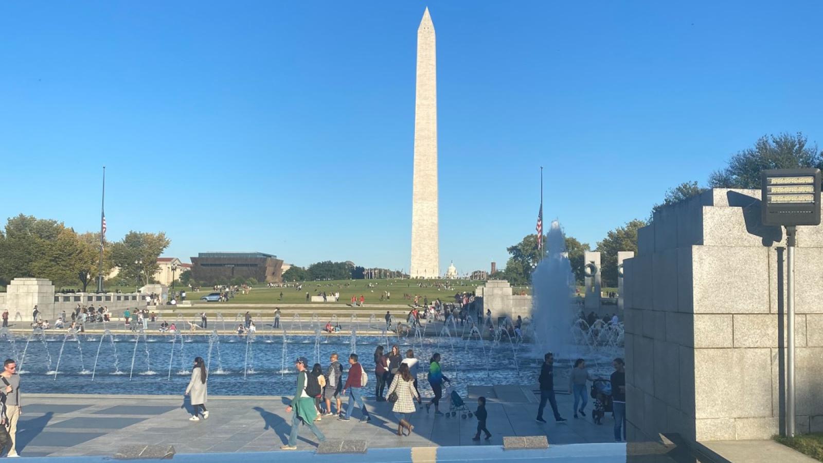 a view of the washington monument