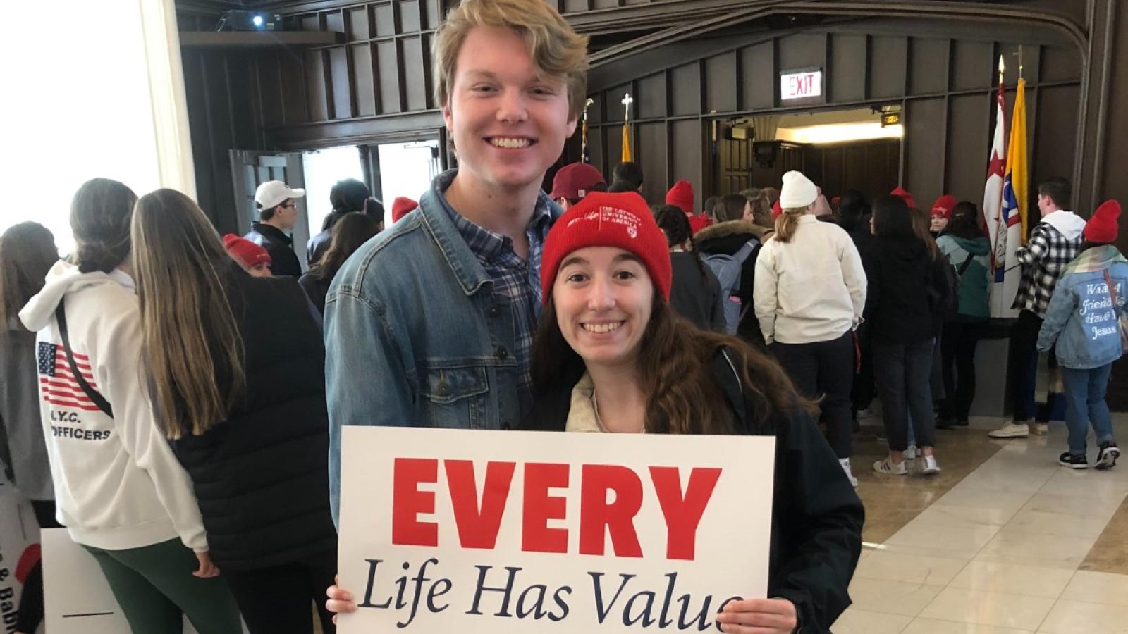 elizabeth at the march for life