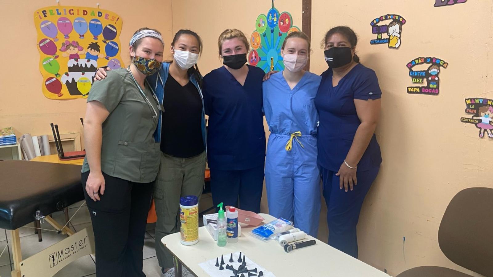 kaelyn and nursing friends