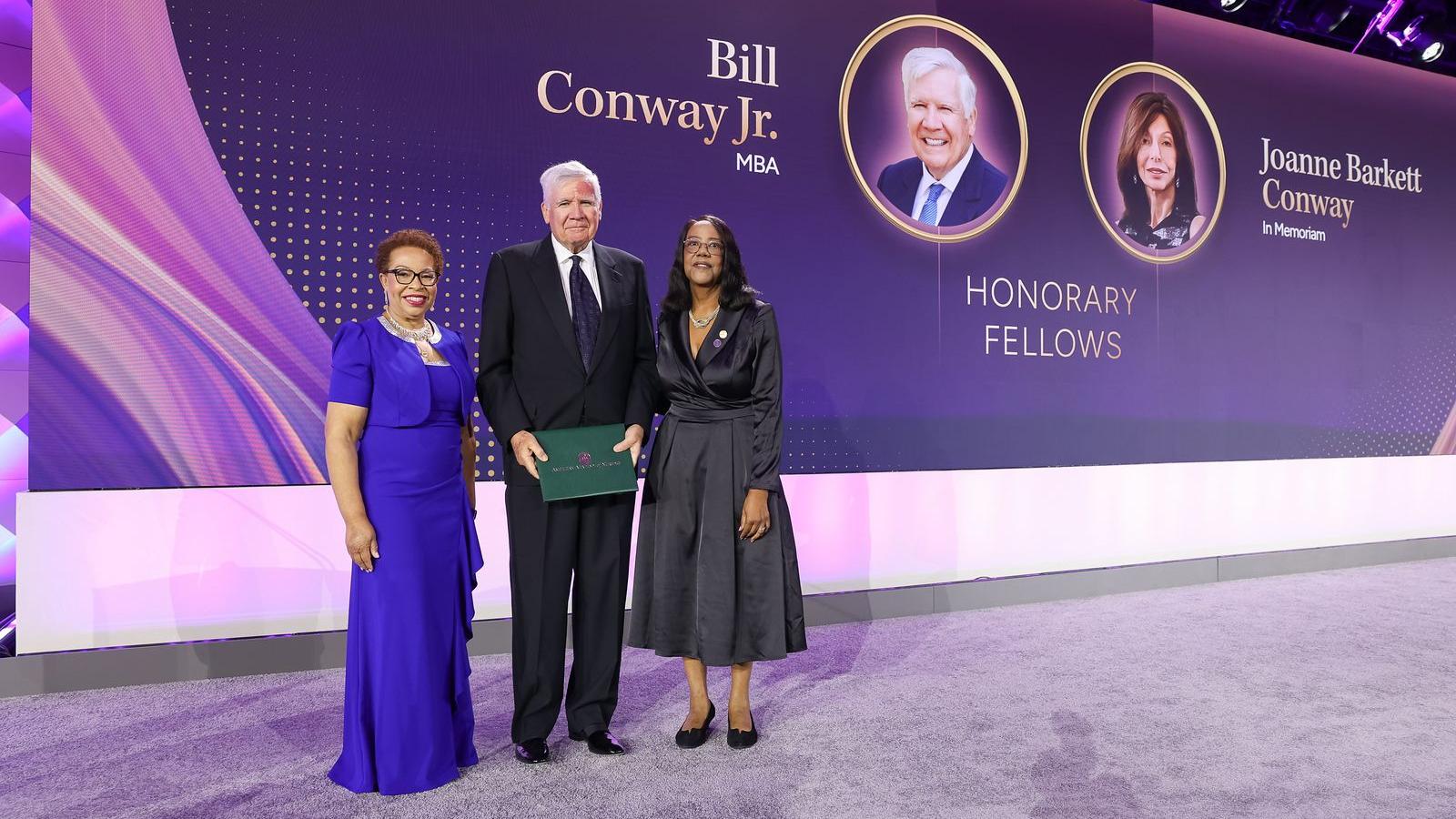 Bill Conway honored in memorial of his late wife, Joanne Conway.