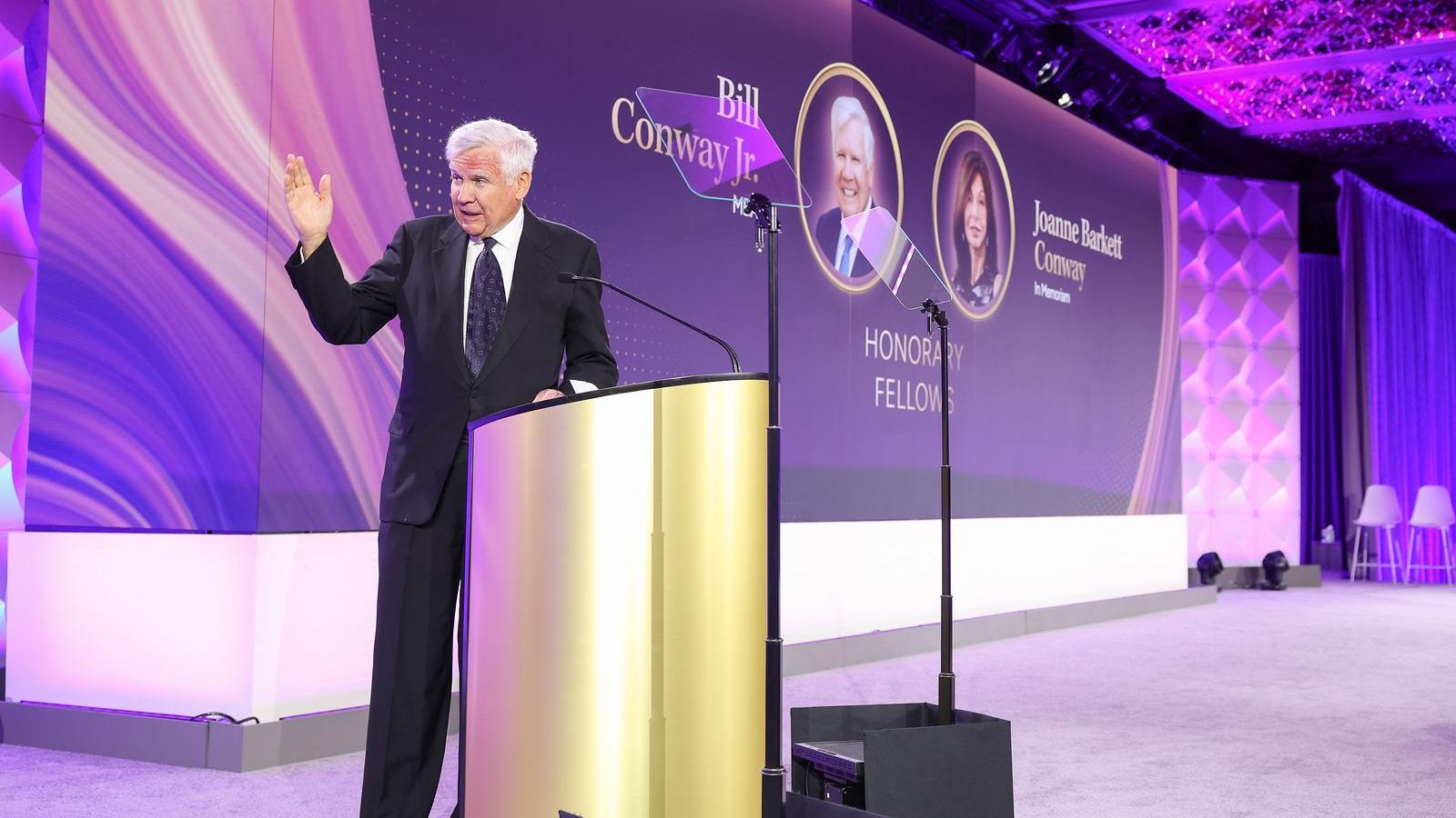 Bill Conway honored in memorial of his late wife, Joanne Conway.