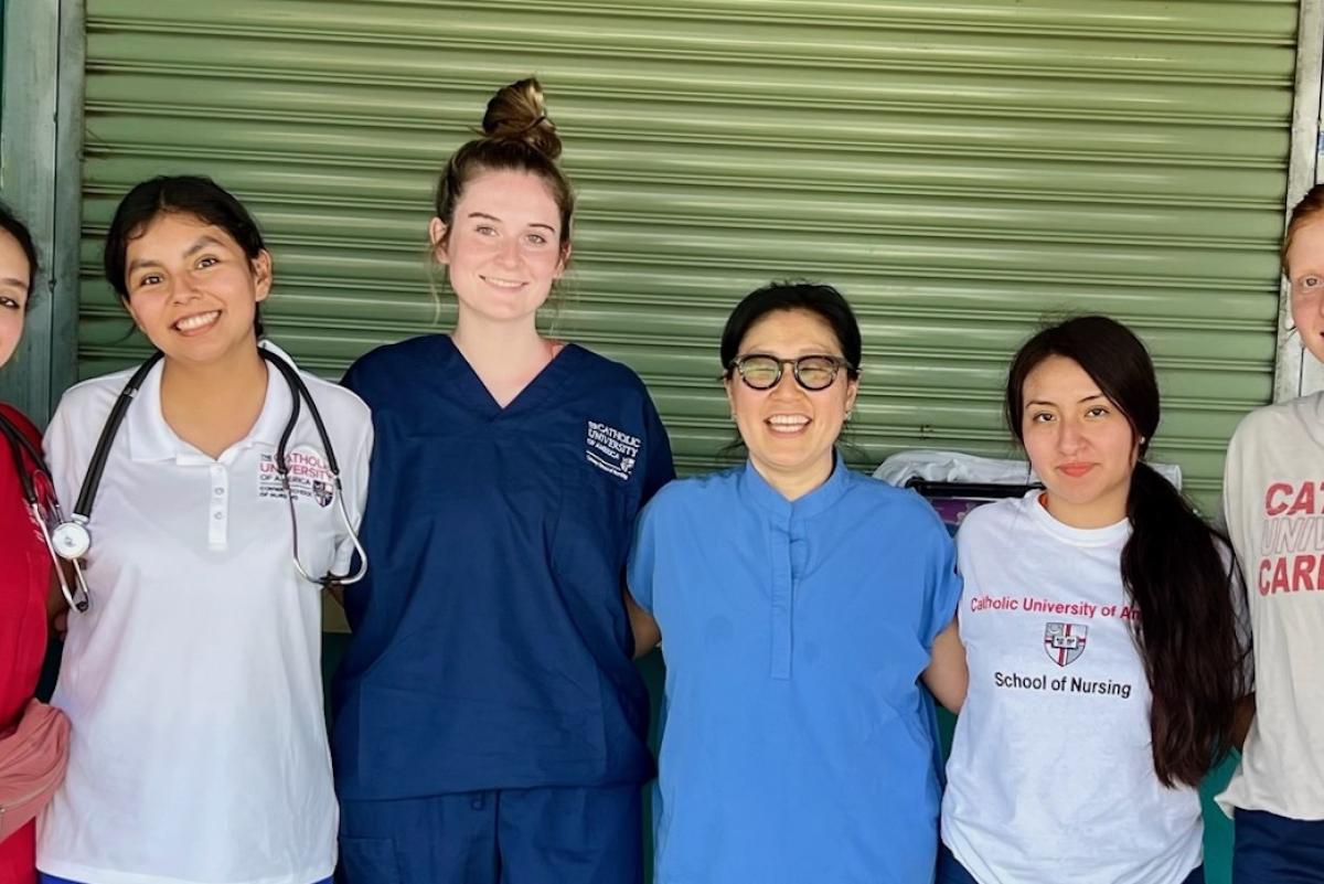 nursing students in a latin american country
