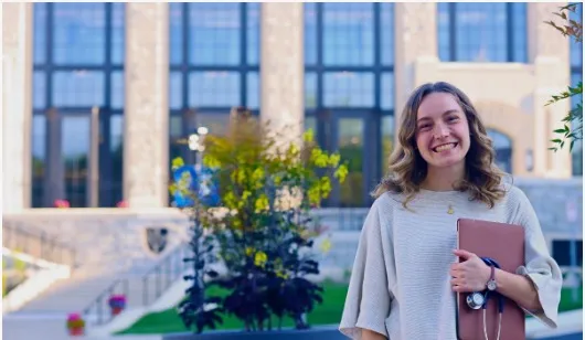 Elizabeth Ulicny chose The Catholic University of America for its respected nursing program, strong community, and the diverse opportunities to study and serve around the world."You can't go anywhere without running into someone you know. And you also can't go to an event without meeting someone new," said Ulicny.