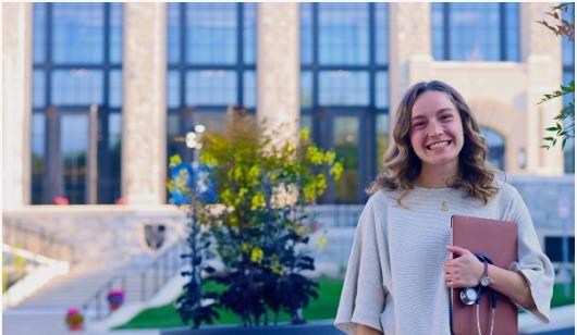 Elizabeth Ulicny chose The Catholic University of America for its respected nursing program, strong community, and the diverse opportunities to study and serve around the world."You can't go anywhere without running into someone you know. And you also can't go to an event without meeting someone new," said Ulicny.